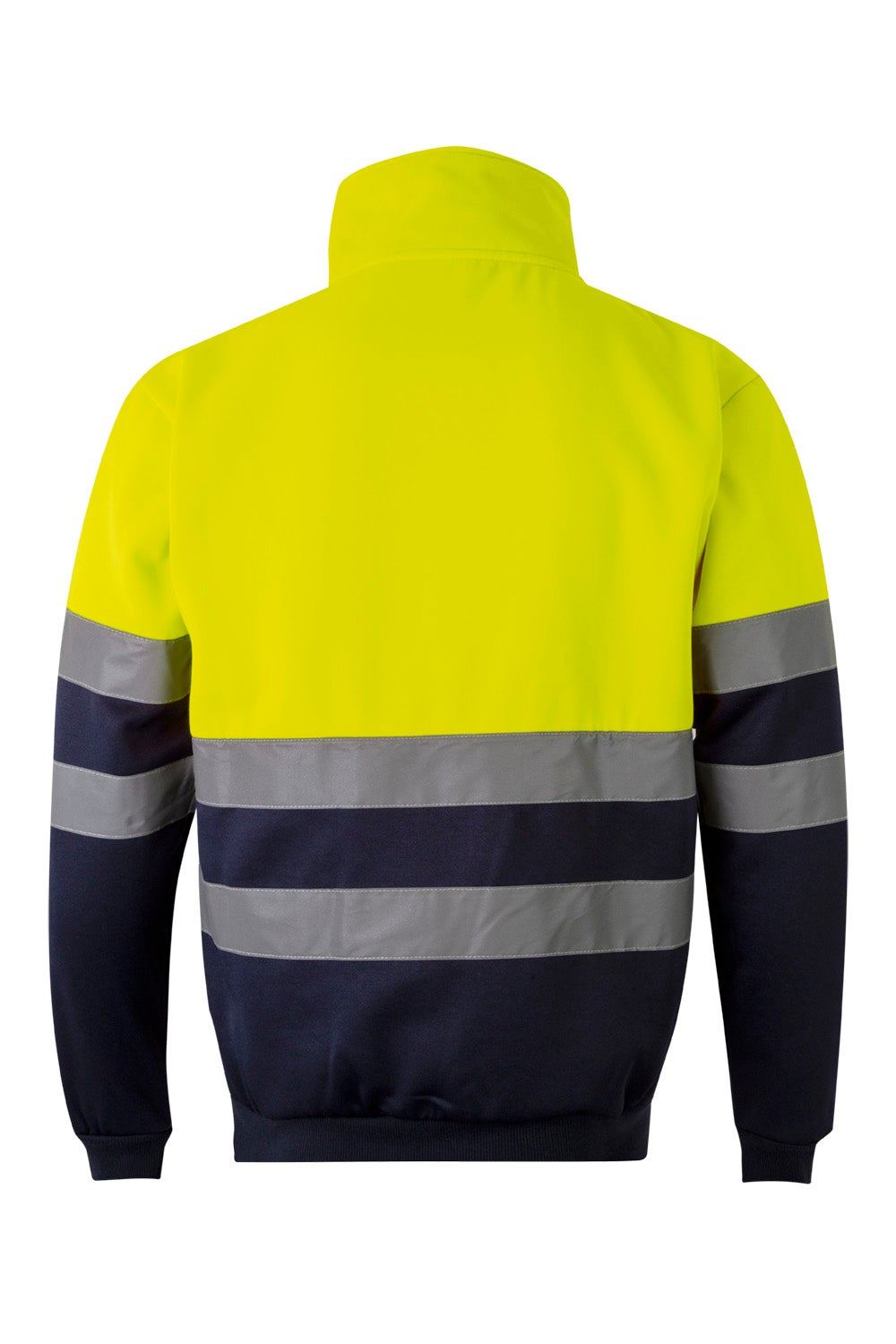 Sudadera bicolor con media cremallera - imagen Velilla Group