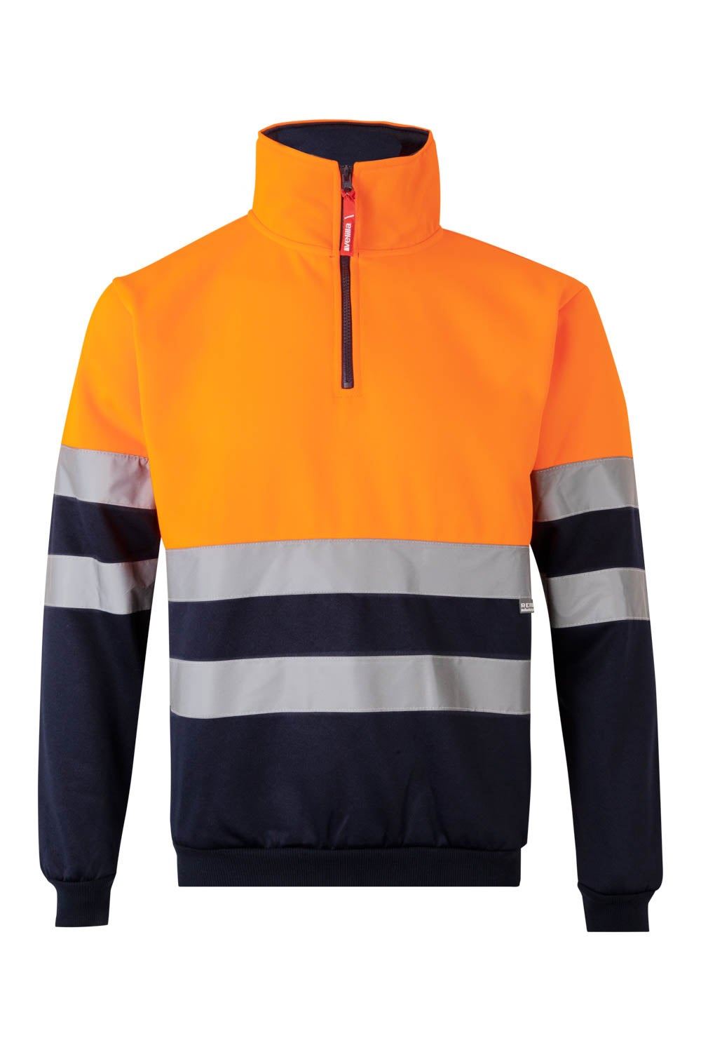 Sudadera bicolor con media cremallera - imagen Velilla Group