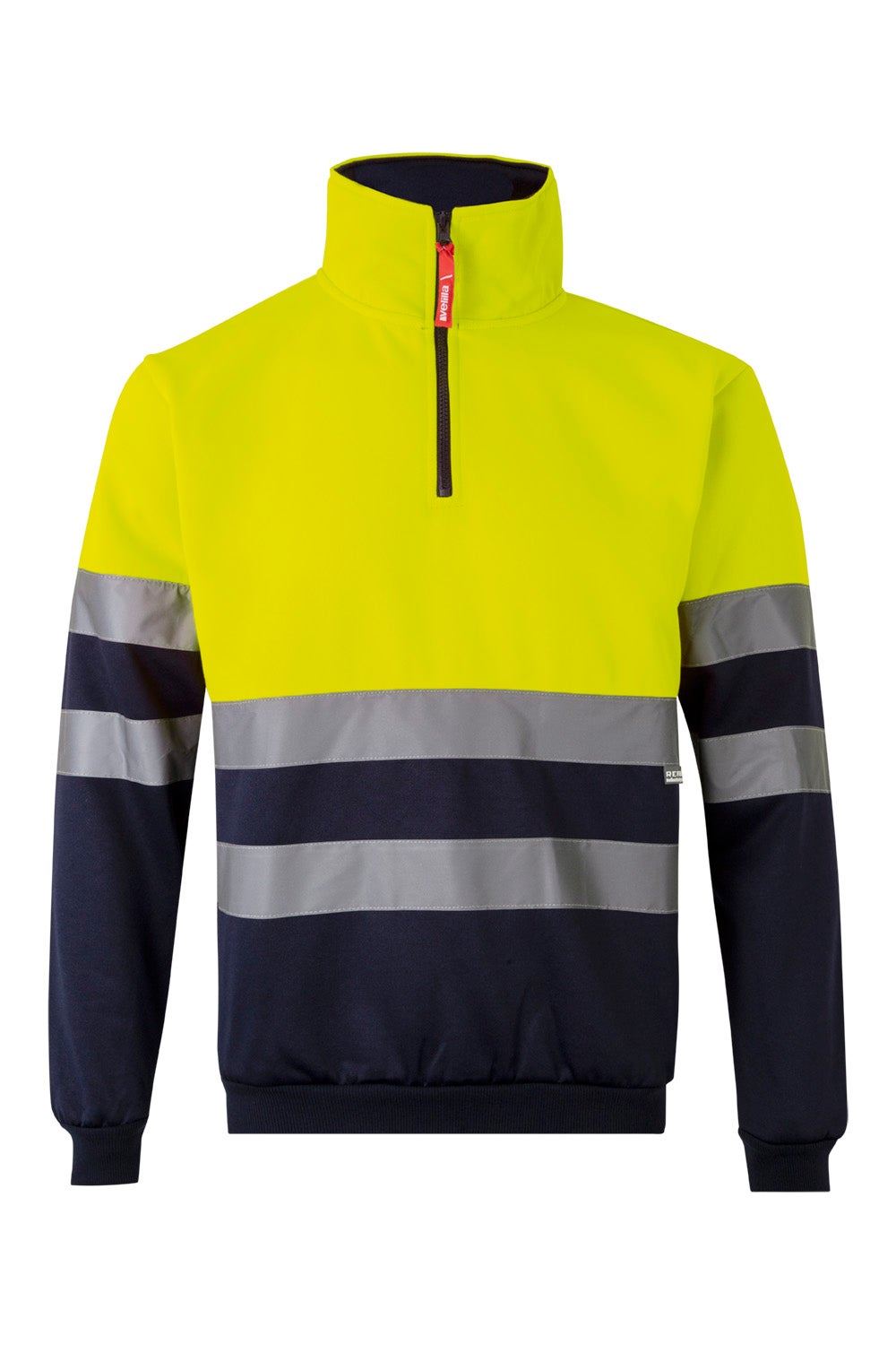 Sudadera bicolor con media cremallera - imagen Velilla Group
