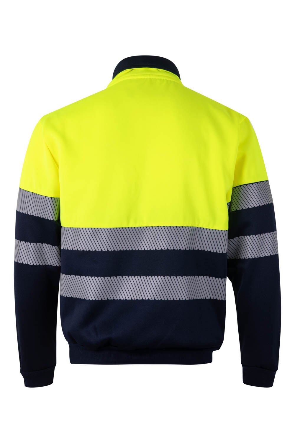 Sudadera bicolor con media cremallera cinta segmentada - imagen Velilla Group