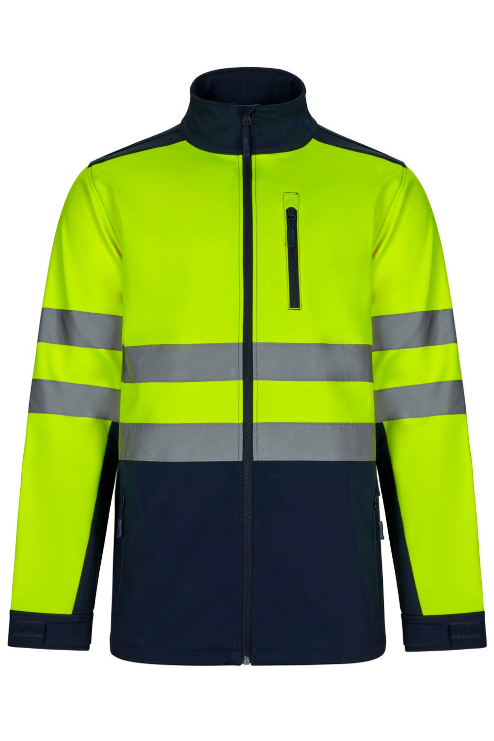 Cazadora soft shell bicolor