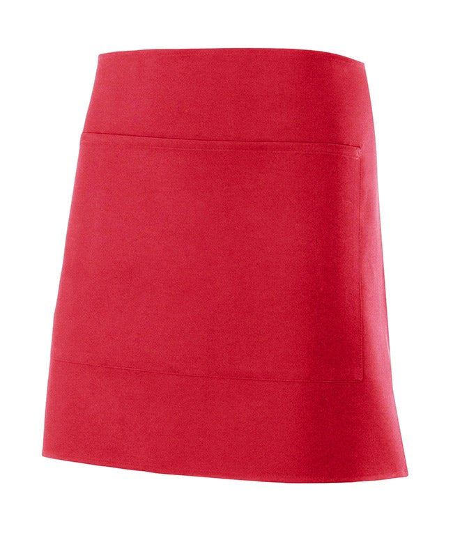 Delantal corto con bolsillo