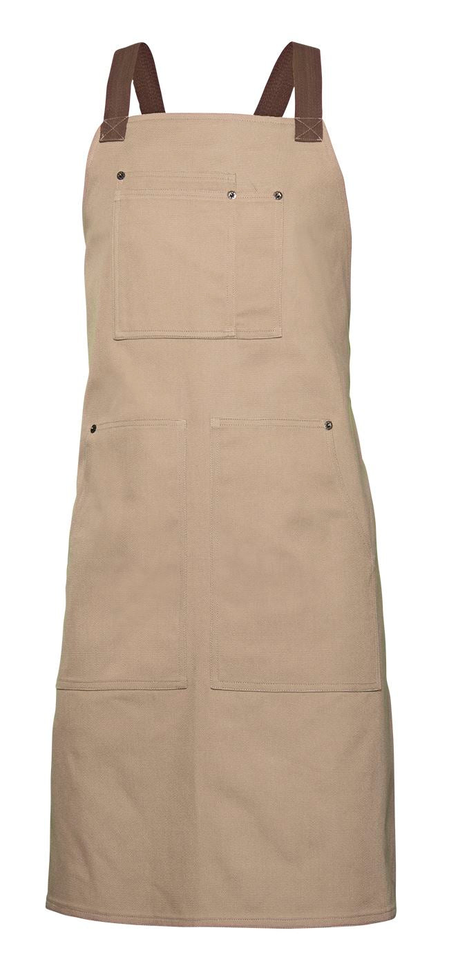 Delantal peto canvas bicolor - imagen Velilla Group