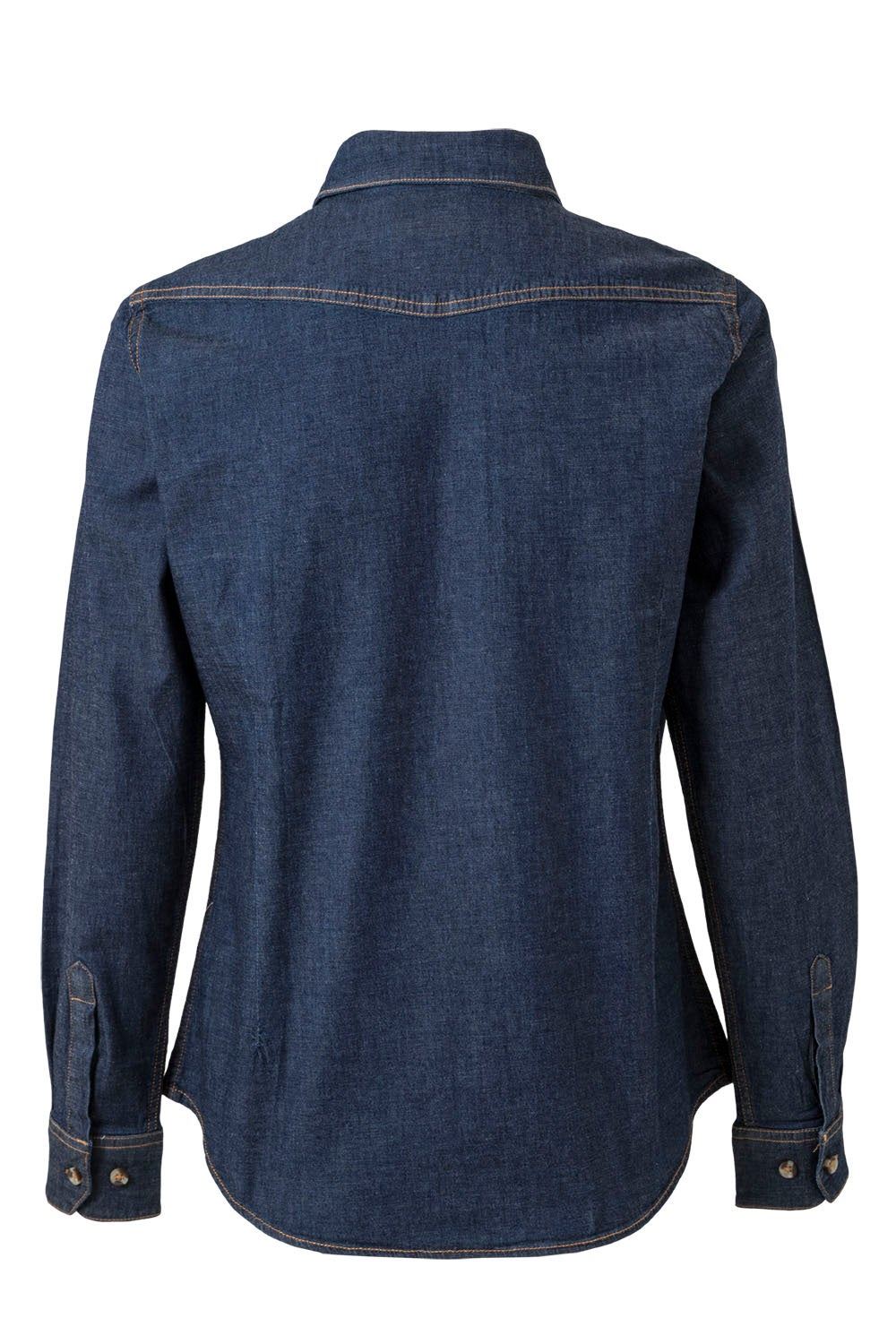 Camisa denim stretch manga larga mujer - imagen Velilla Group