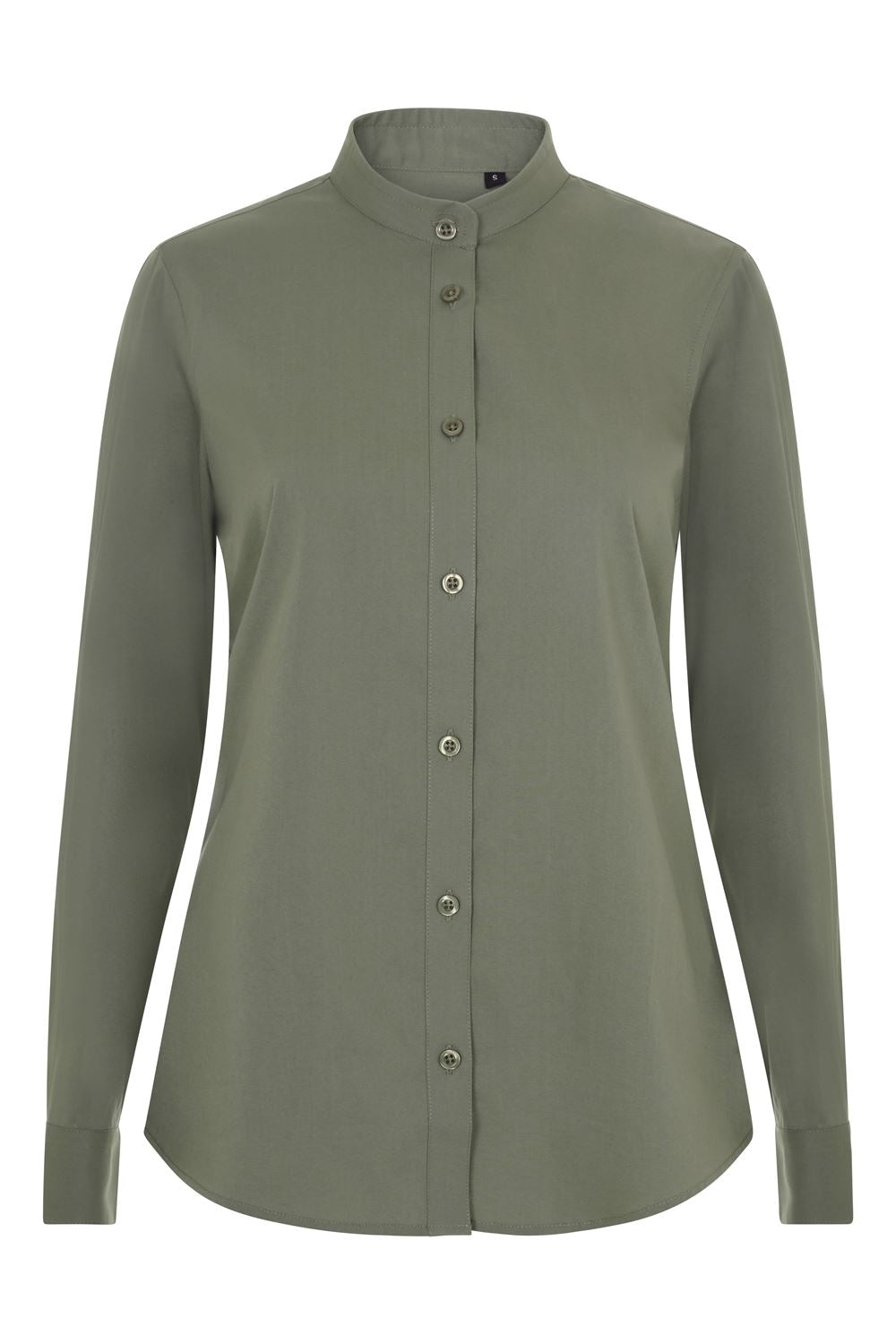 Camisa cuello tirilla stretch manga larga mujer - imagen Velilla Group