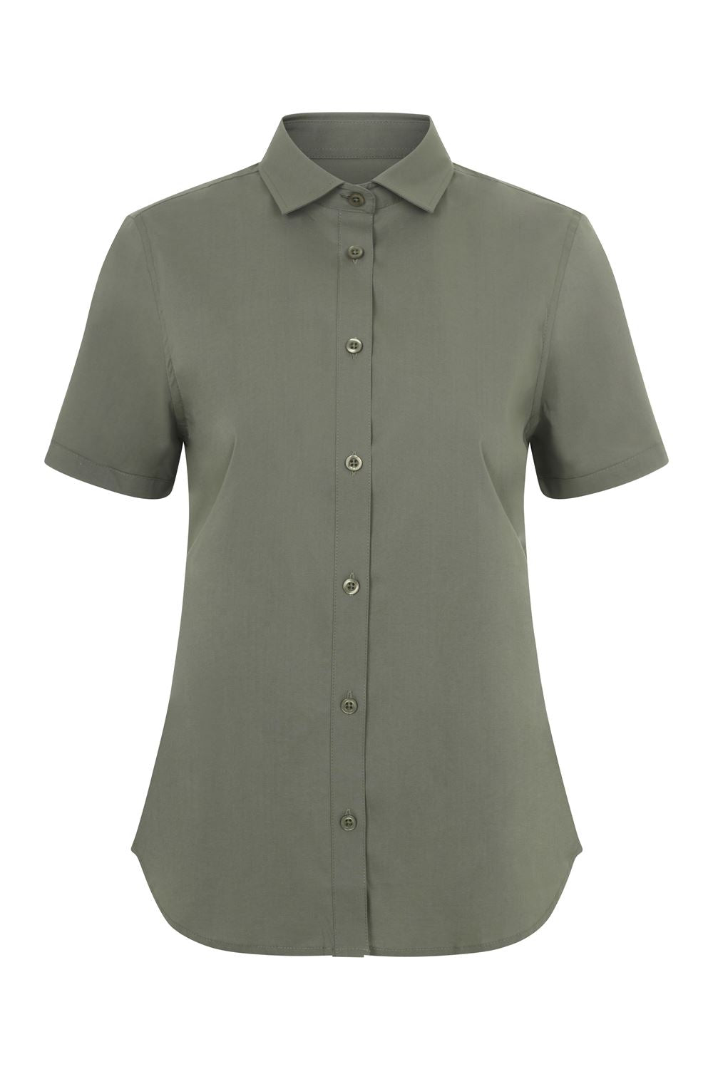 Camisa manga corta stretch mujer - imagen Velilla Group