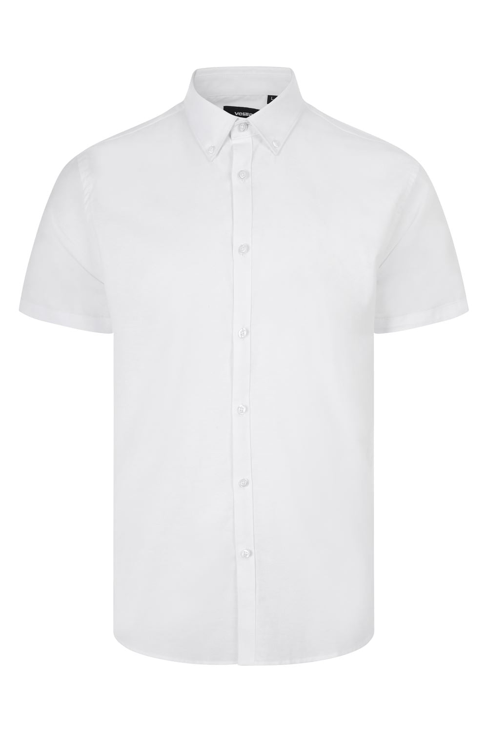 Camisa oxford stretch manga corta hombre