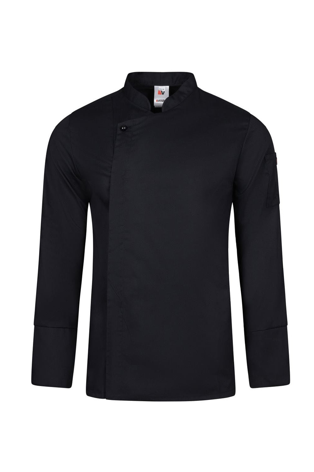 Chaqueta de cocina con cremallera