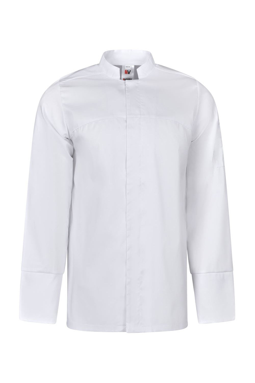 Chaqueta de cocina stretch con cierre central