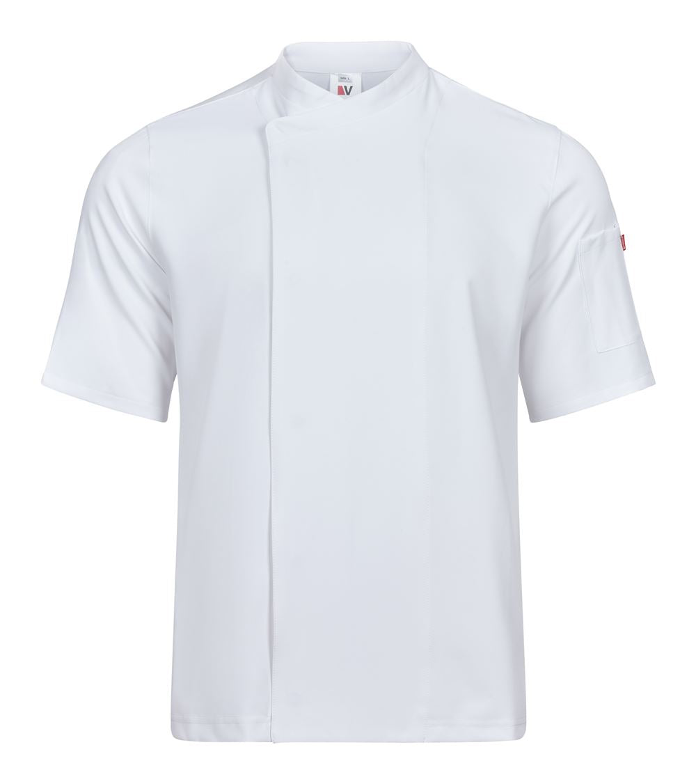 Chaqueta de cocina microfibra con espalda Coolmax® manga corta