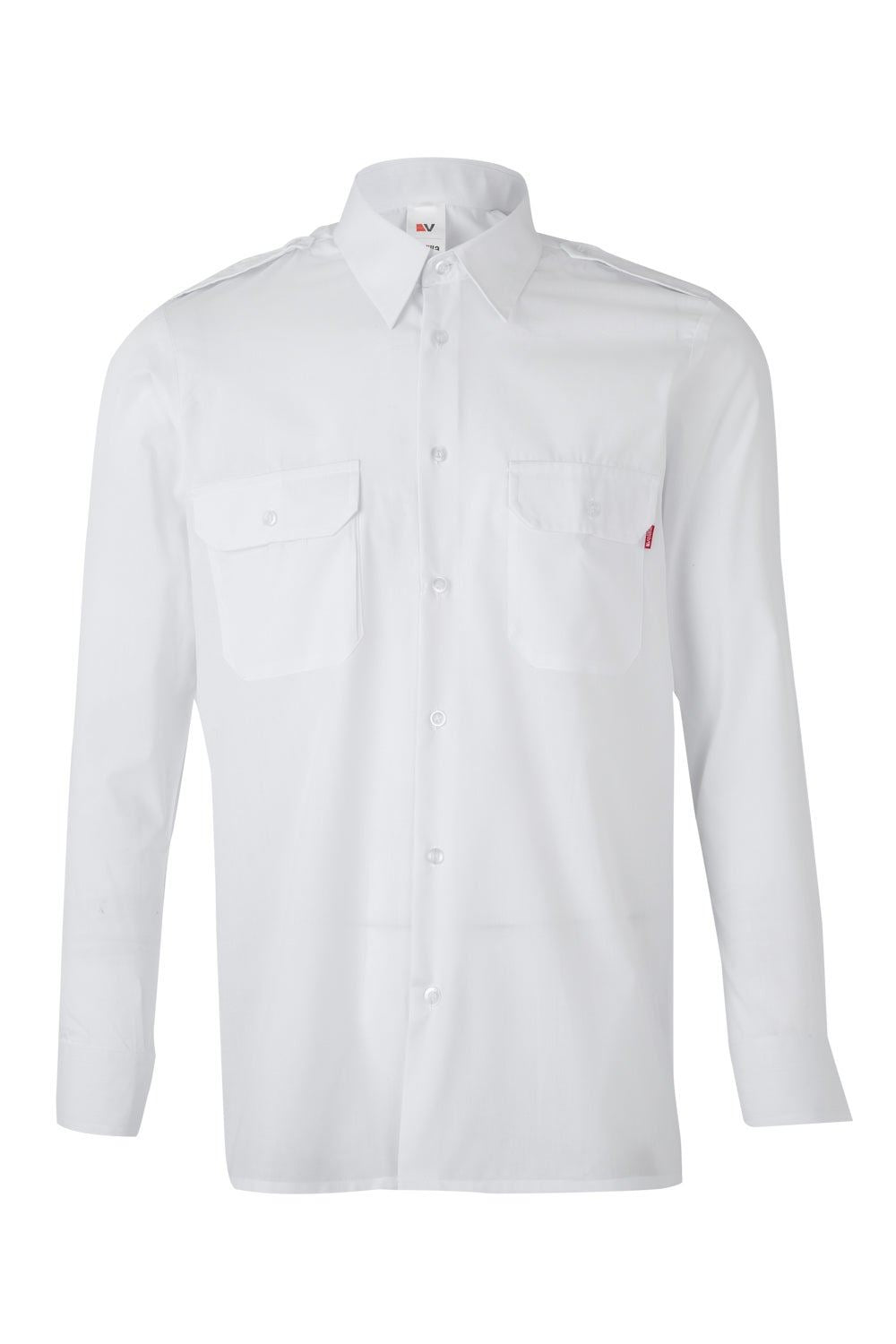Camisa con galoneras manga larga
