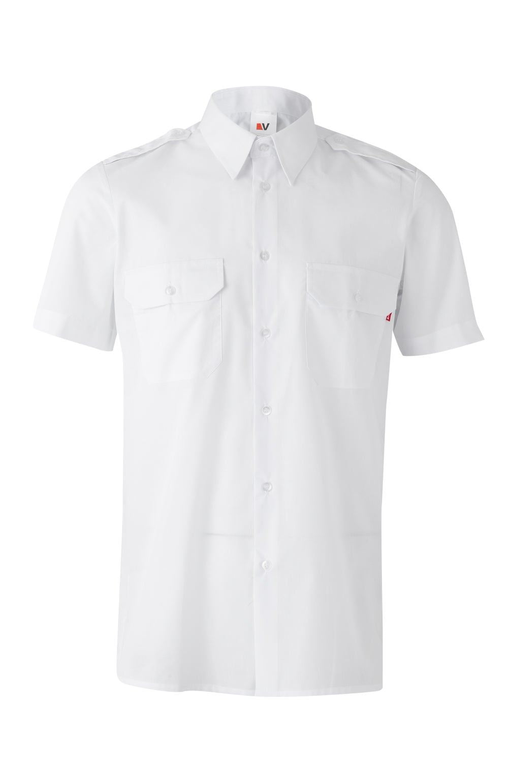Camisa con galoneras manga corta