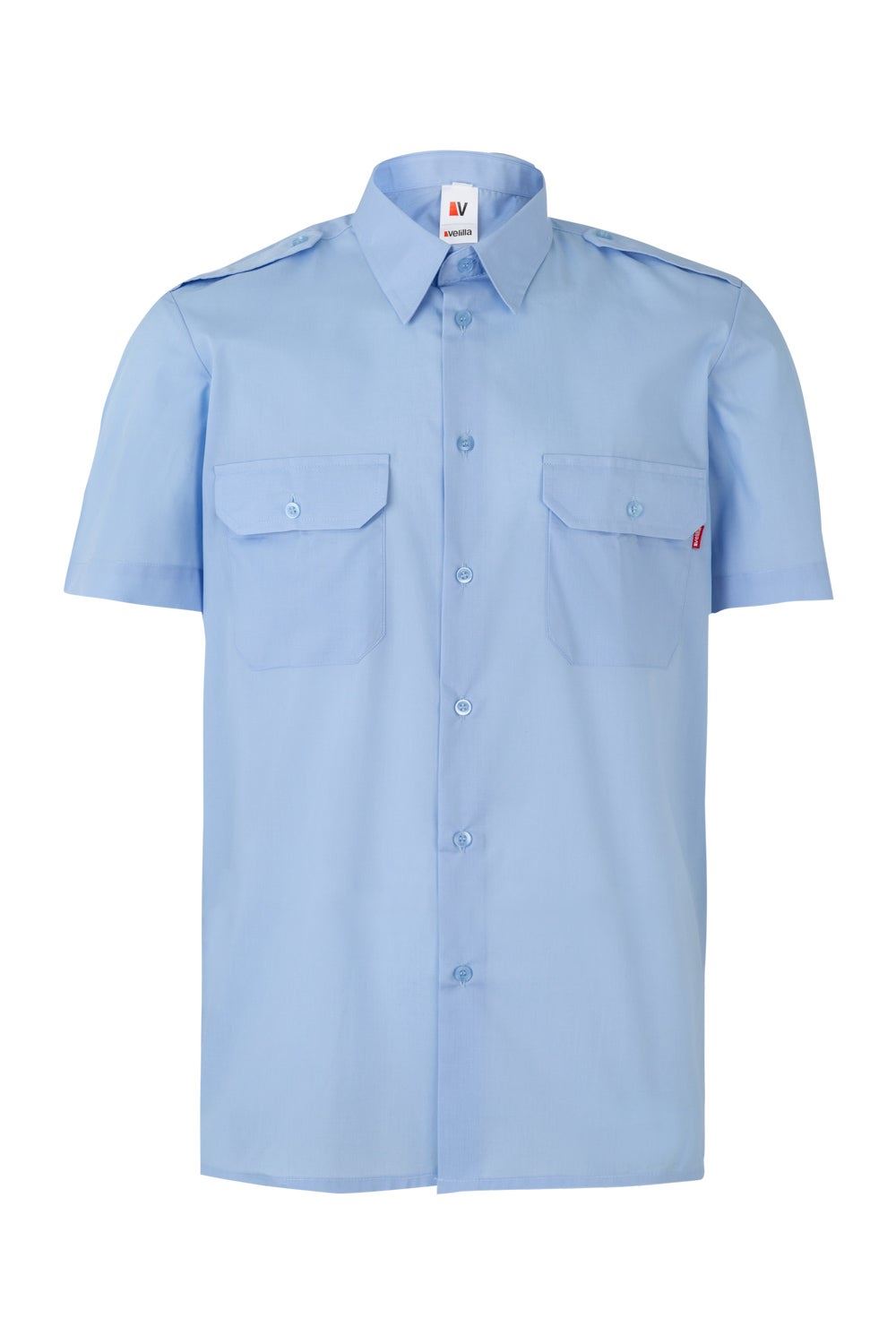 Camisa con galoneras manga corta