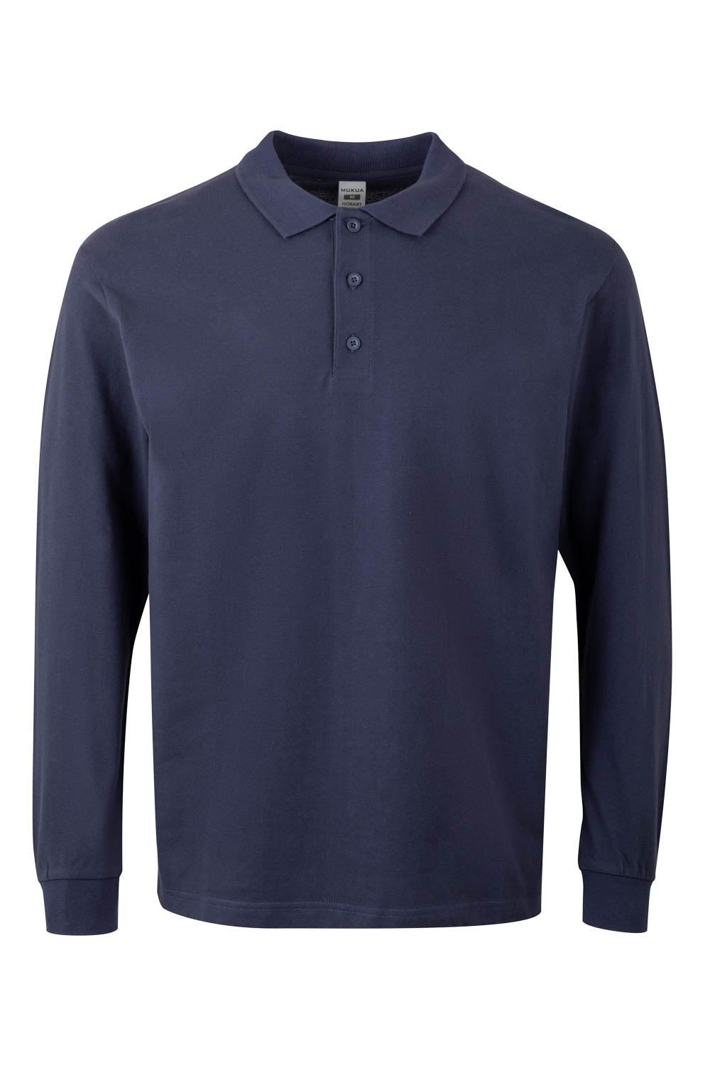 HOBART - POLO UNISEX MANGA LARGA 210 - imagen Velilla Group